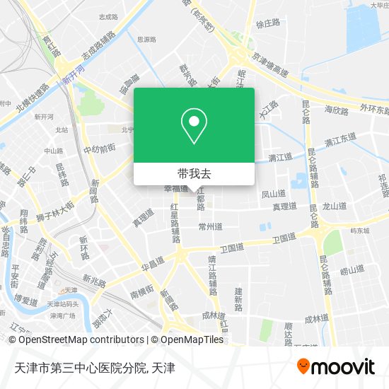 天津市第三中心医院分院地图