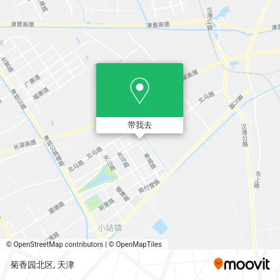 菊香园北区地图