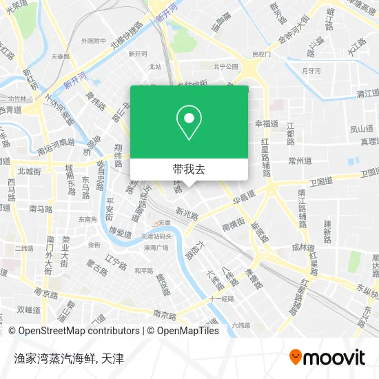 渔家湾蒸汽海鲜地图