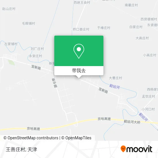 王善庄村地图