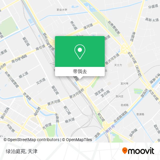 绿泊庭苑地图