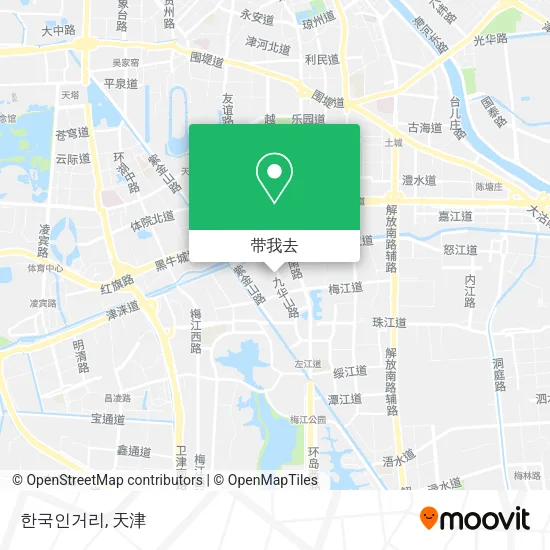 한국인거리地图