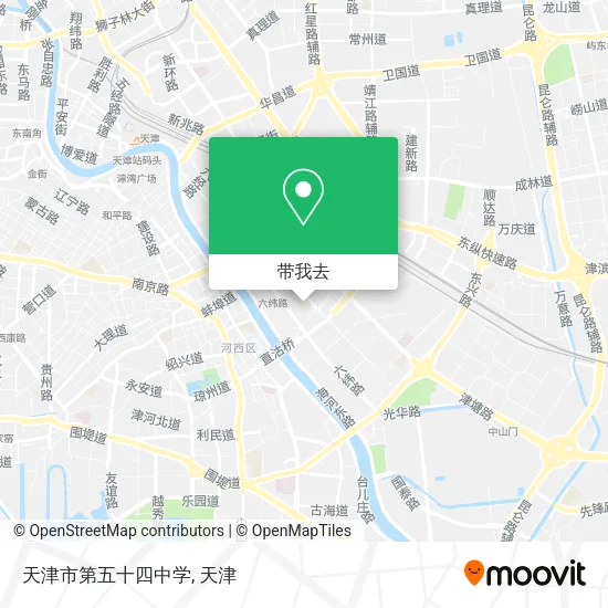 天津市第五十四中学地图