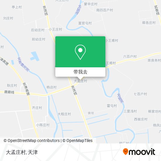 大孟庄村地图