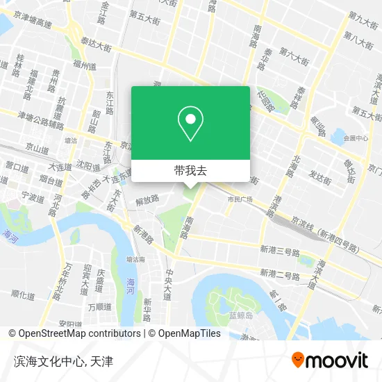 滨海文化中心地图