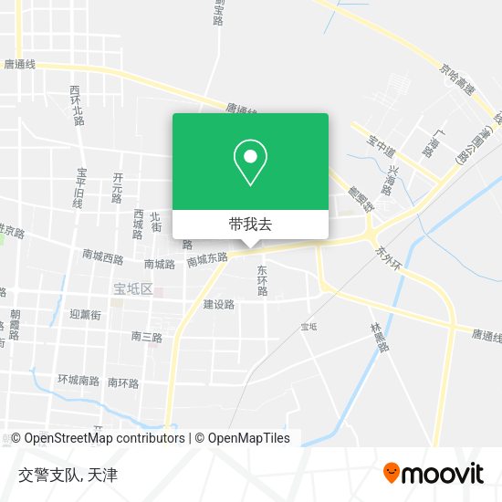 交警支队地图