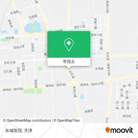 东城医院地图