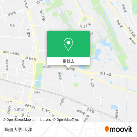 民航大学地图