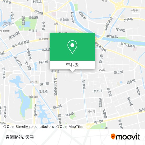 春海路站地图