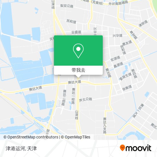 津港运河地图