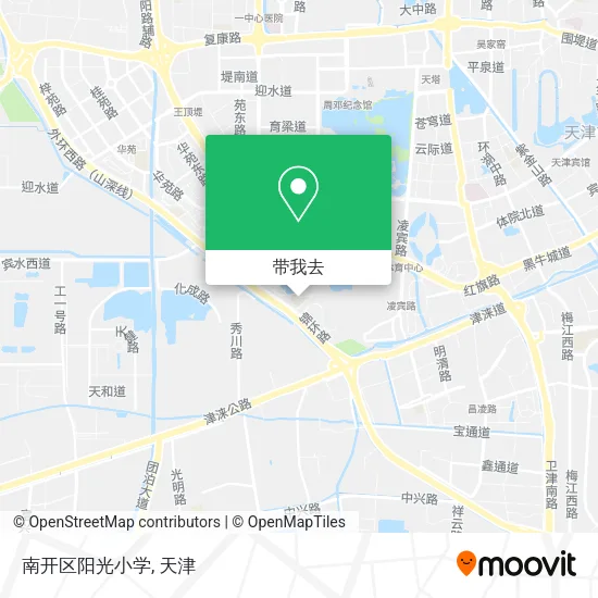 南开区阳光小学地图