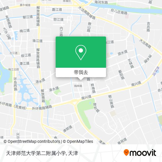 天津师范大学第二附属小学地图