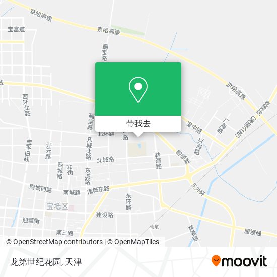 龙第世纪花园地图