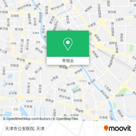 天津市公安医院地图
