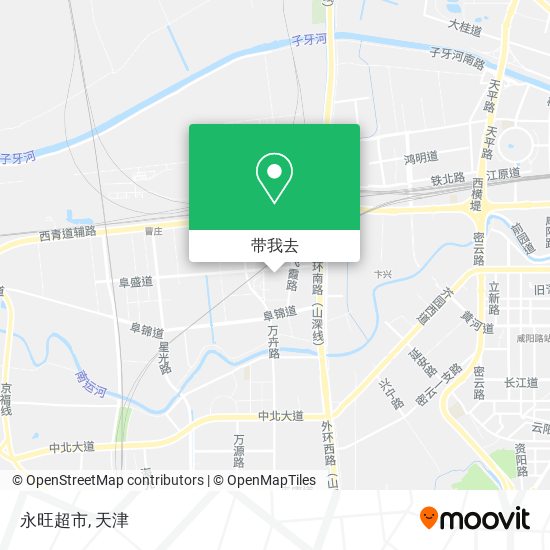 永旺超市地图