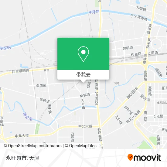 永旺超市地图