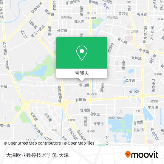 天津欧亚数控技术学院地图