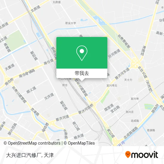 大兴进口汽修厂地图