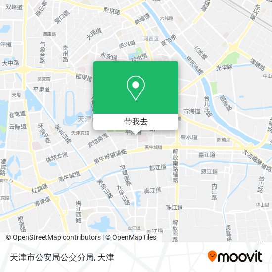 天津市公安局公交分局地图