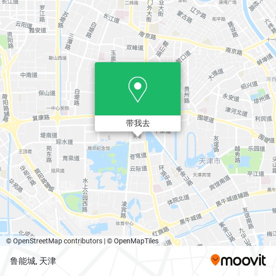 鲁能城地图