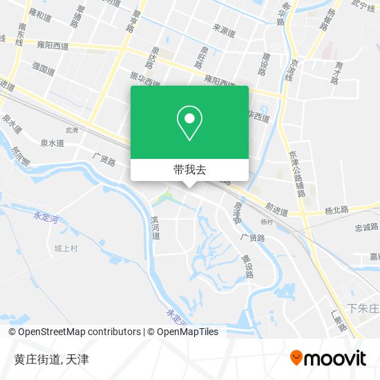 黄庄街道地图