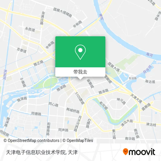 天津电子信息职业技术学院地图