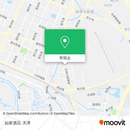如家酒店地图