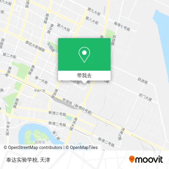 泰达实验学校地图