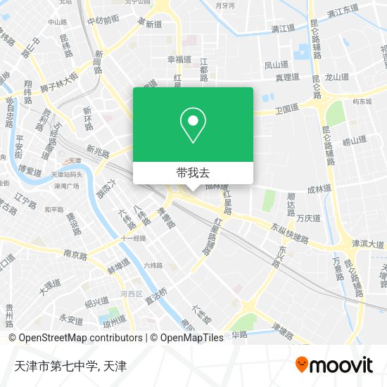 天津市第七中学地图