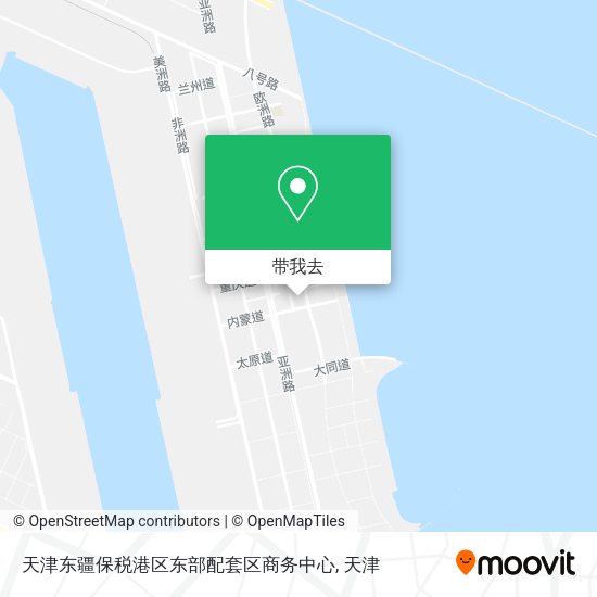 天津东疆保税港区东部配套区商务中心地图