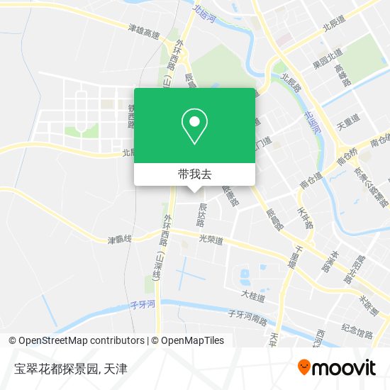 宝翠花都探景园地图