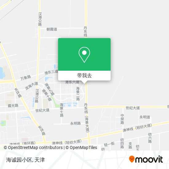 海诚园小区地图