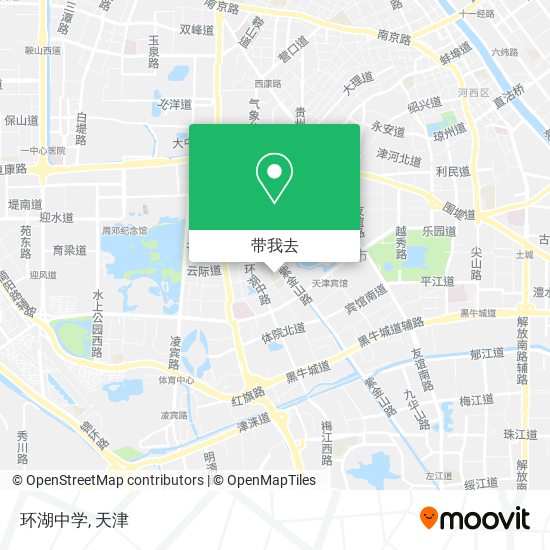 环湖中学地图