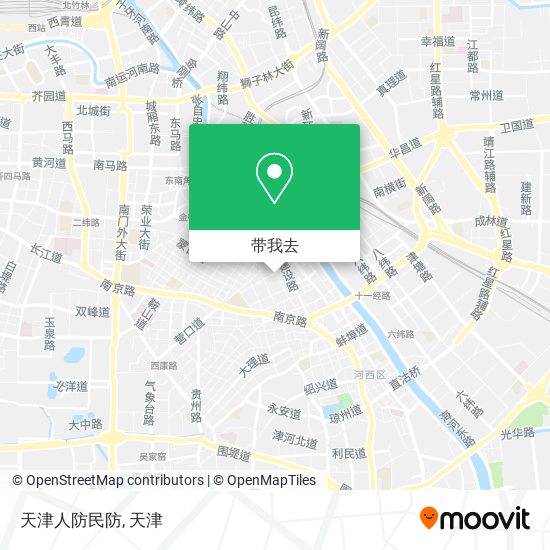 天津人防民防地图