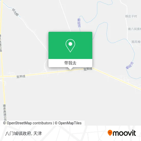 八门城镇政府地图