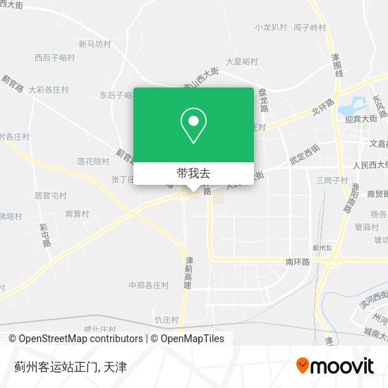 蓟州客运站正门地图
