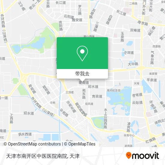 天津市南开区中医医院南院地图