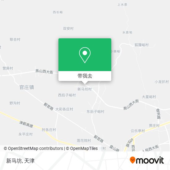 新马坊地图