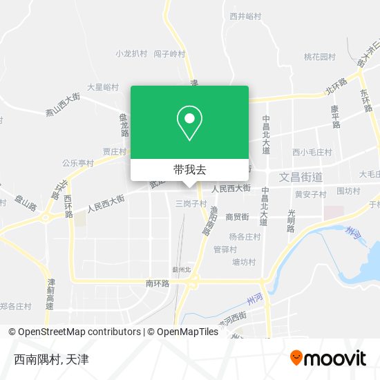 西南隅村地图