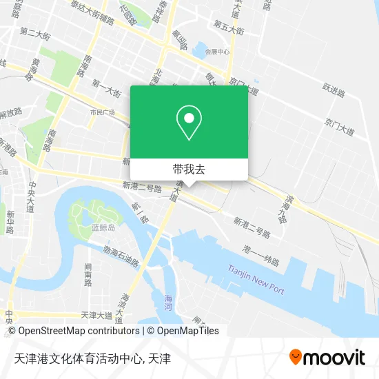 天津港文化体育活动中心地图