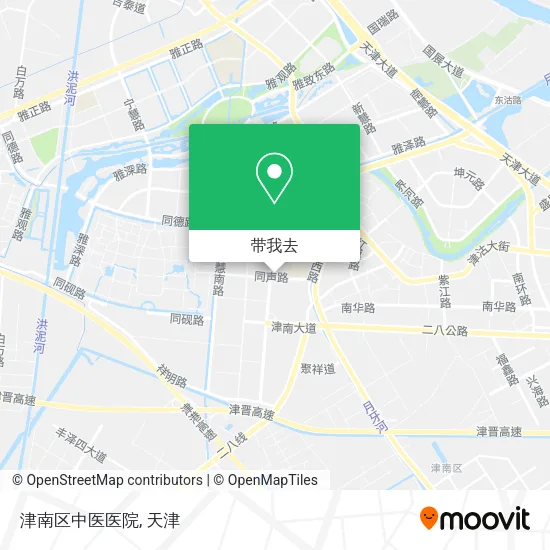 津南区中医医院地图