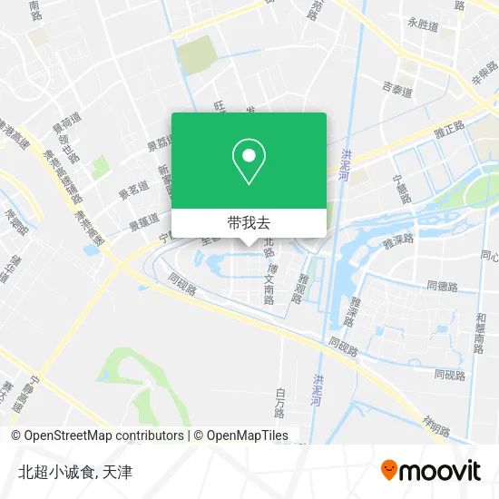 北超小诚食地图