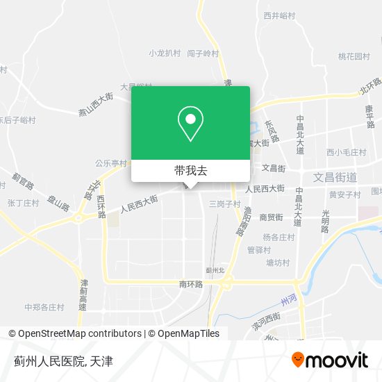 蓟州人民医院地图