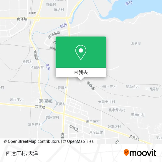 西运庄村地图