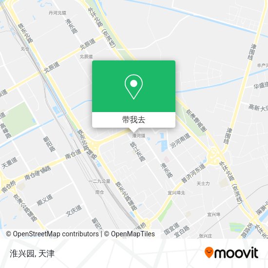 淮兴园地图