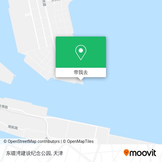 东疆湾建设纪念公园地图