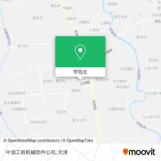 中源工程机械部件公司地图