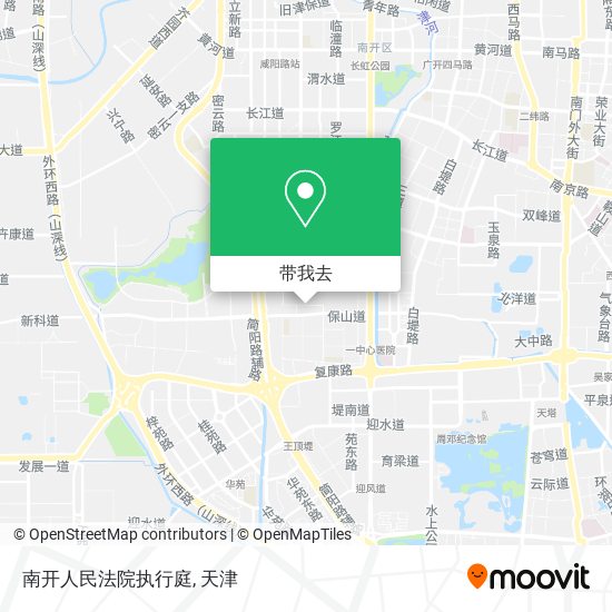 南开人民法院执行庭地图