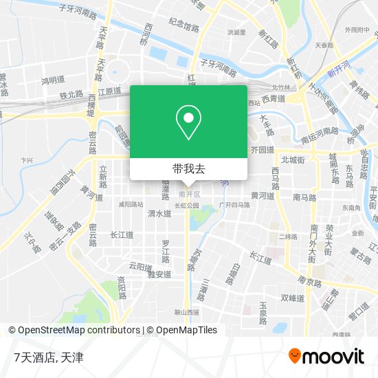 7天酒店地图