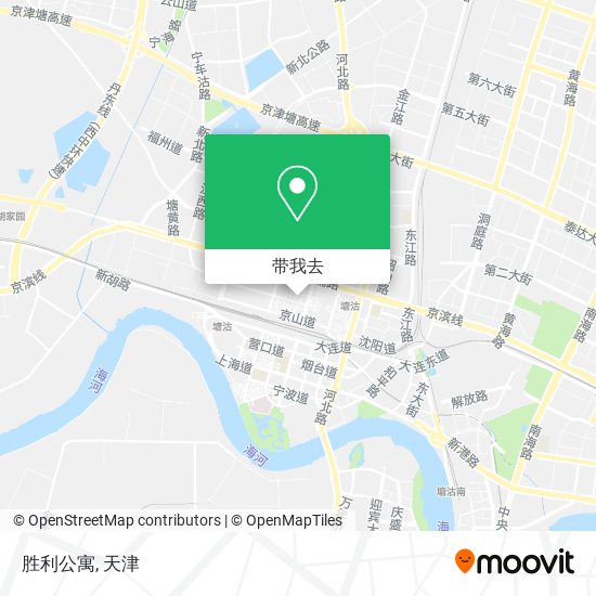 胜利公寓地图